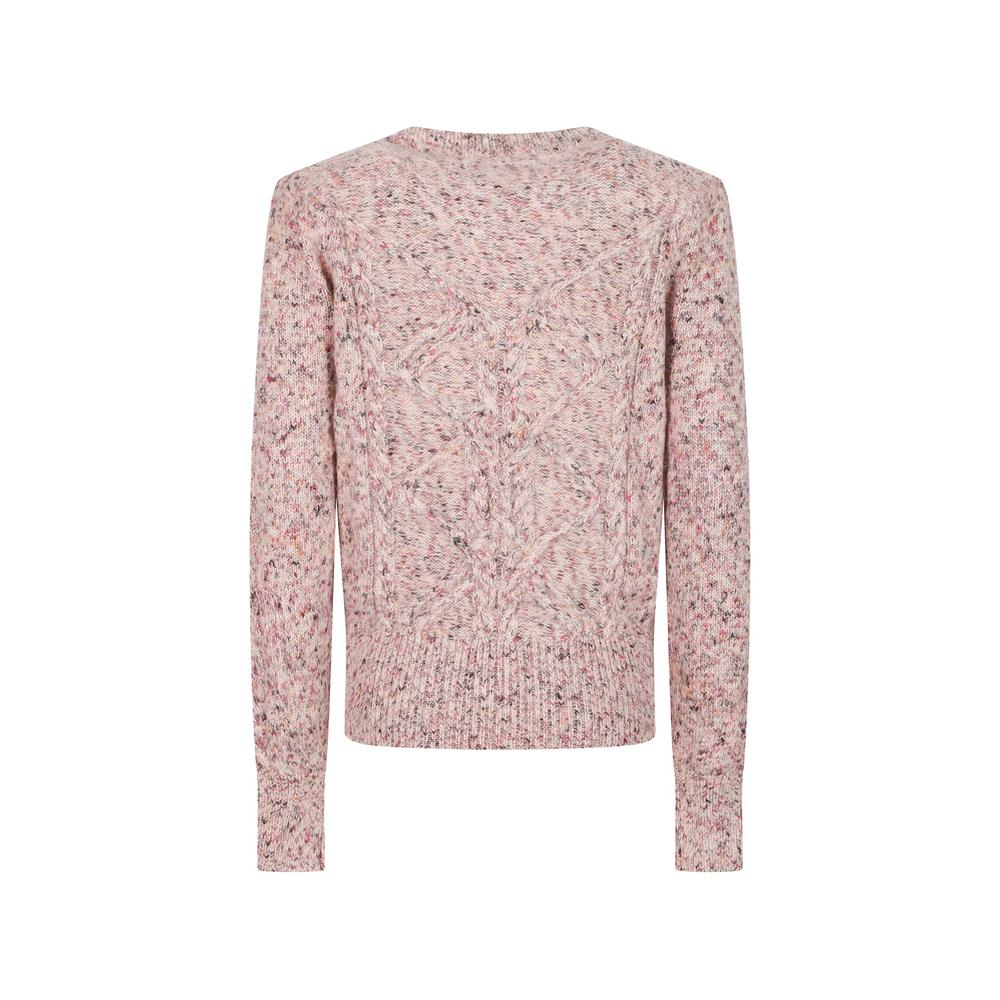 cable-knit button-shoulder sweater 2