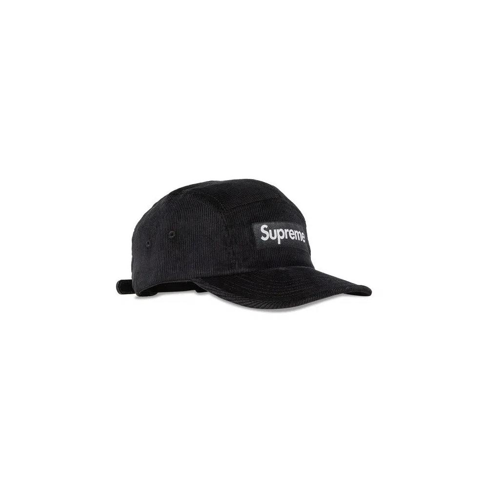 Кепки Supreme Corduroy Camp Cap 'Black' 2