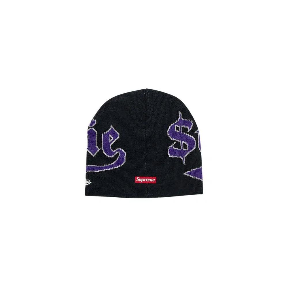 Шапки-бини Supreme New Era Accent Beanie 'Navy' 2