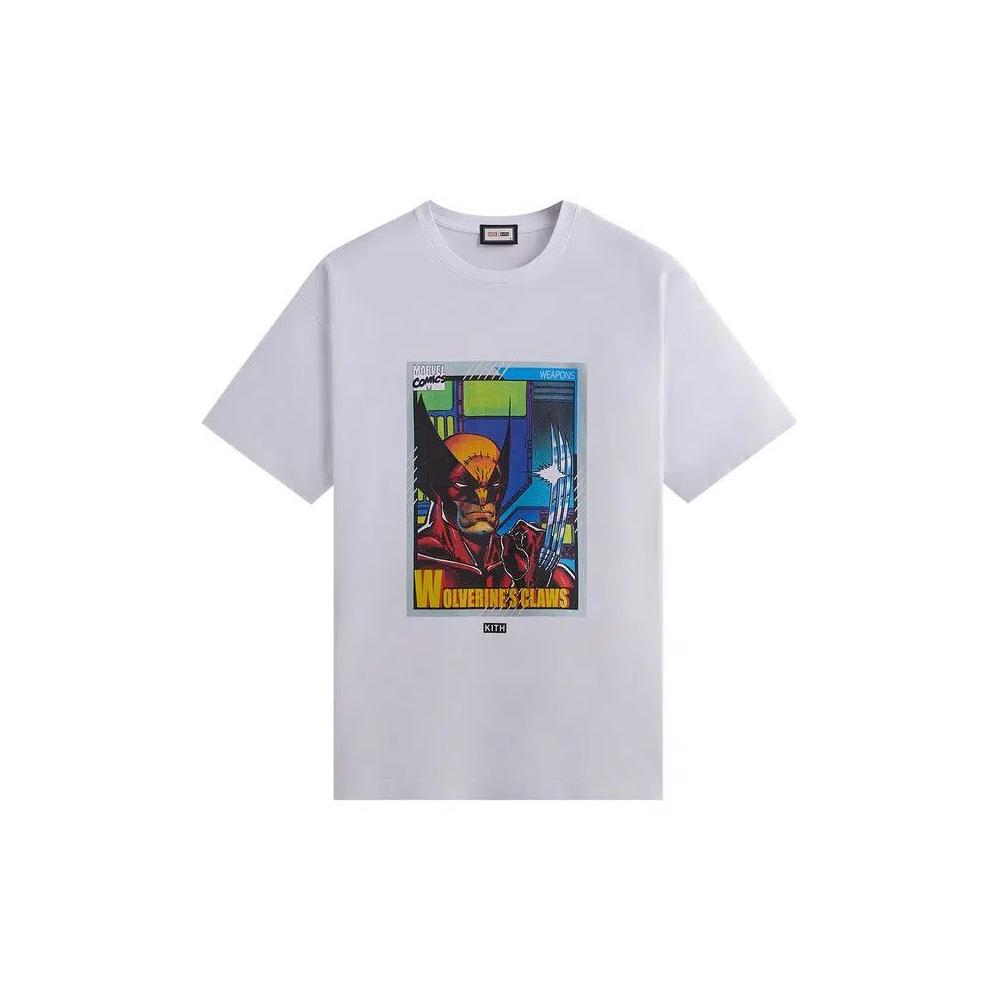Футболки Kith For X-Men Wolverine Card Vintage Tee 'White' 1