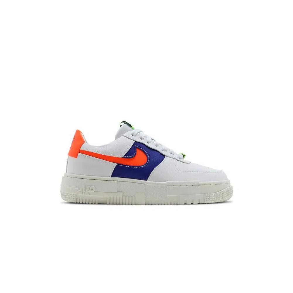 Кроссовки Nike Wmns Air Force 1 Pixel 'White Concord Crimson' 1