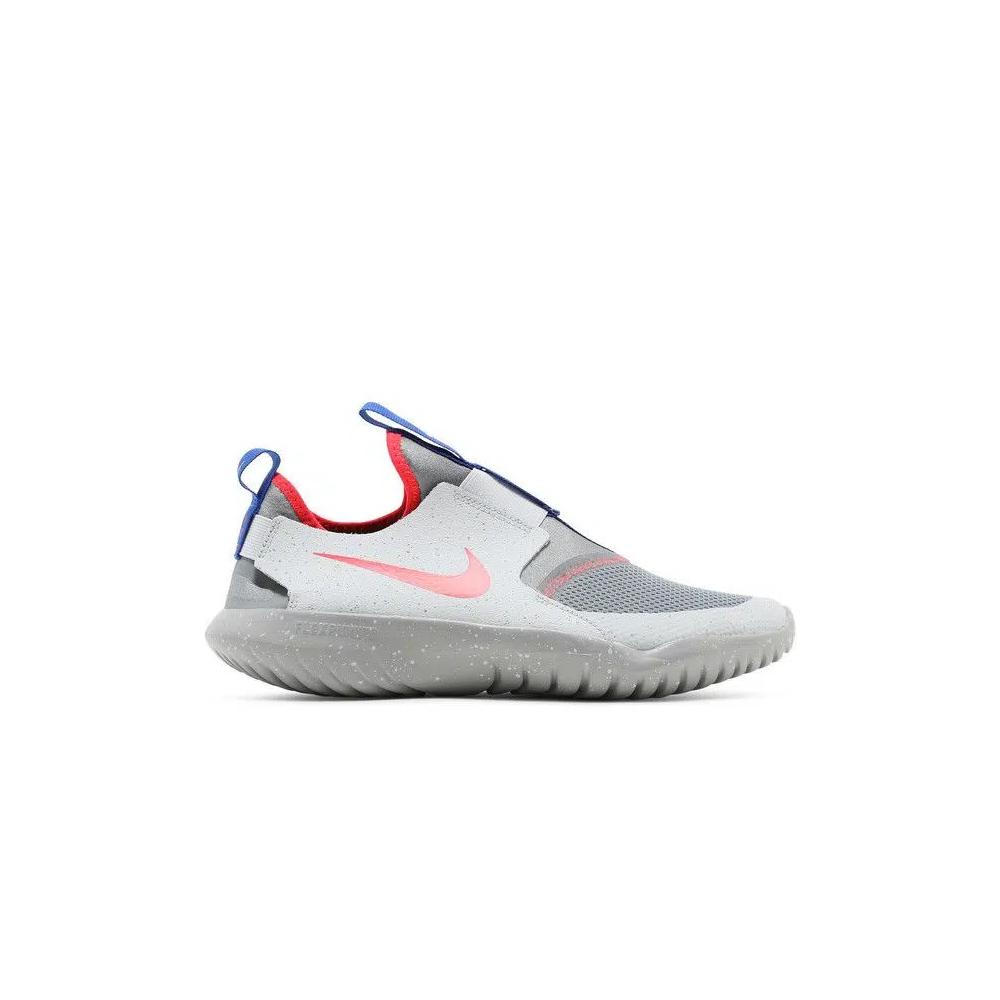Кроссовки Nike Flex Runner SE GS 'Particle Grey Bright Crimson' 1