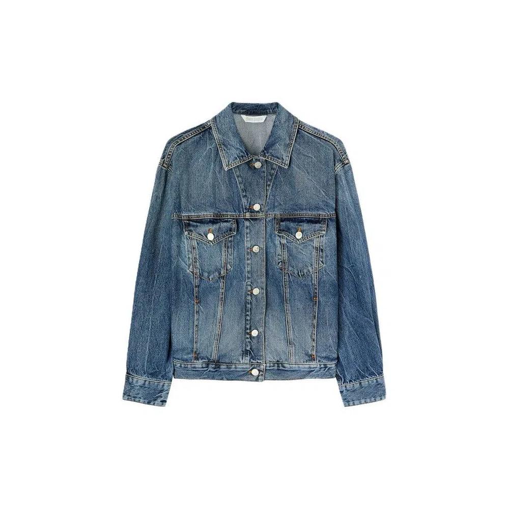 Джинсовые Куртки Palm Angels Palms Sunrise Denim Jacket 'Кобальтовый Синий' 1
