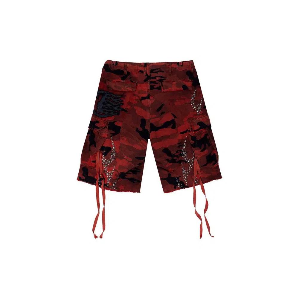 Hellstar Студёные карго шорты 'Red Camo' 2