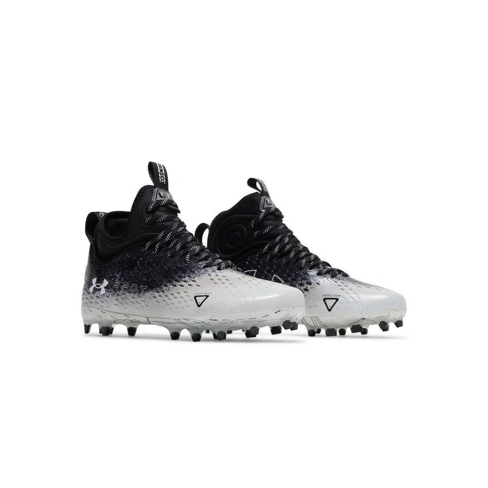 Бутсы Under Armour Spotlight Lux MC 2.0 'Black White' 8