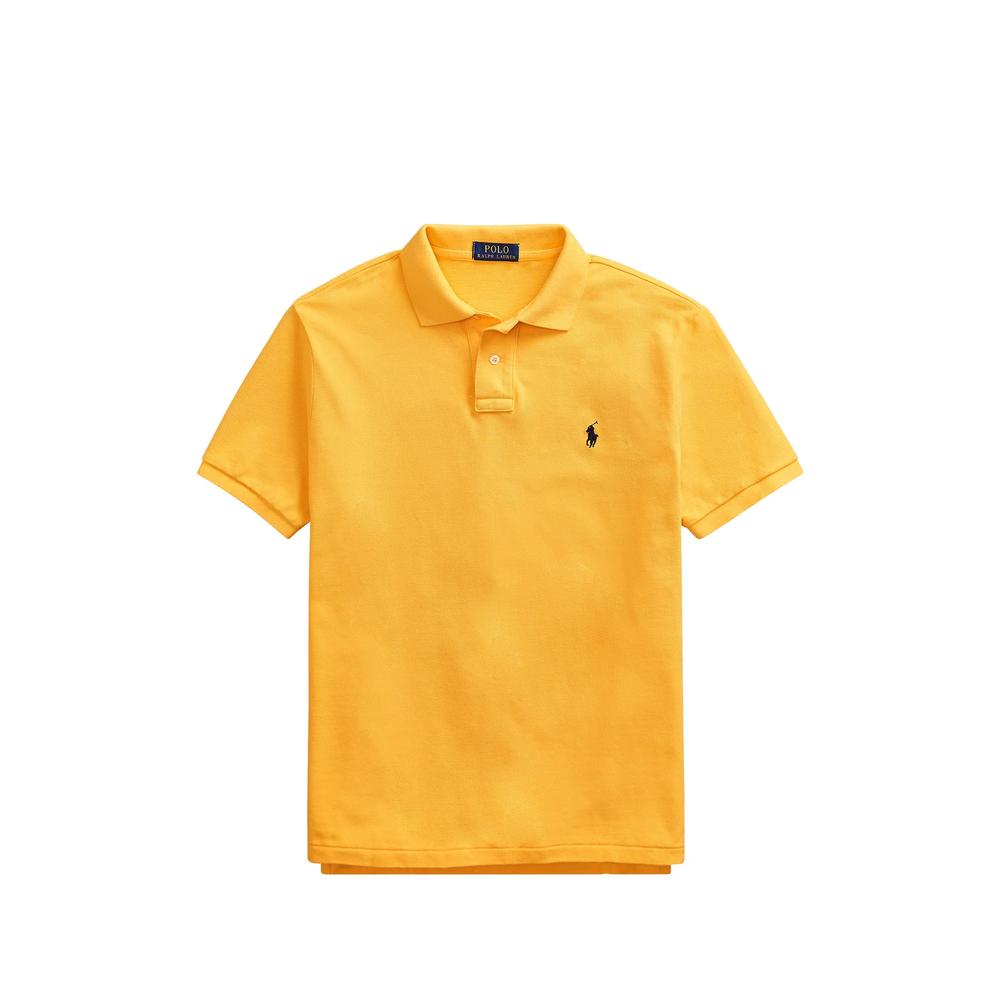 logo-embroidered piqué polo shirt 1