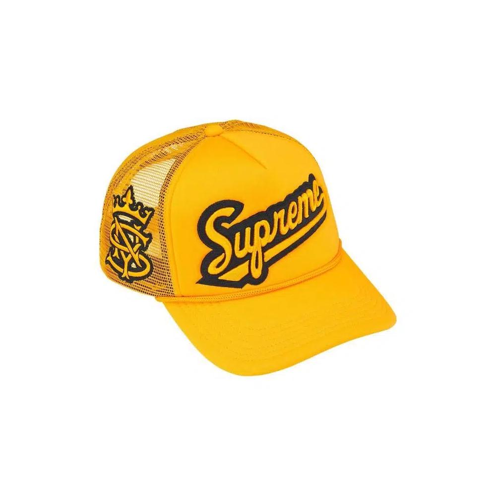 Кепки Supreme University Mesh Back 5-Panel 'Gold' 1