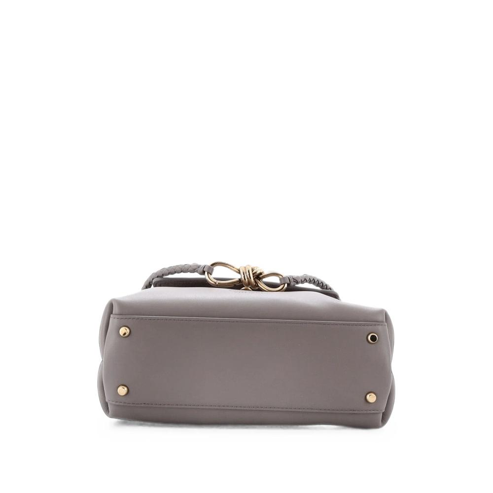 Ciao Ciao Top Handle Bag Leather with Intrecciato Detail Small satchel 4