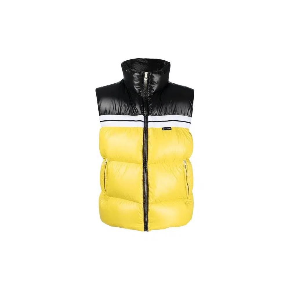 Жилеты Palm Angels Classic Track Puffed Vest 'Yellow/Black' 1