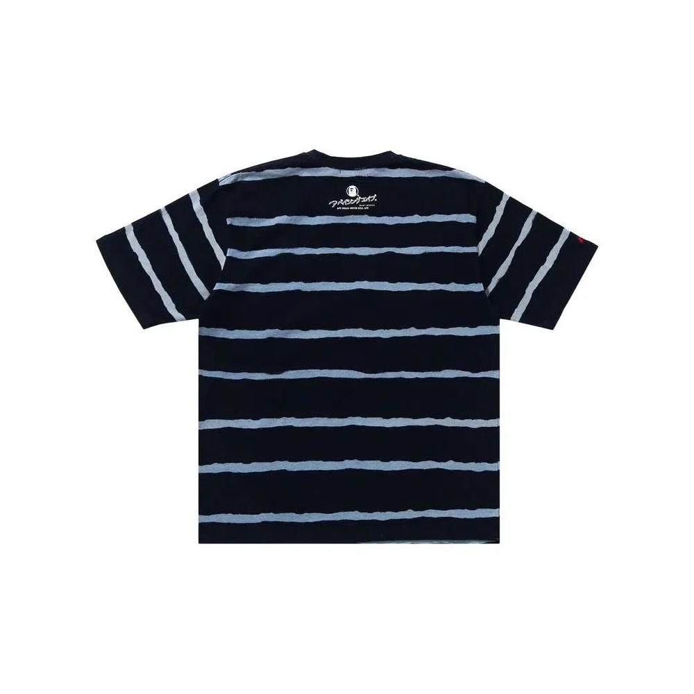 Футболки BAPE Discharge Print Relaxed Fit Tee 'Indigo' 2