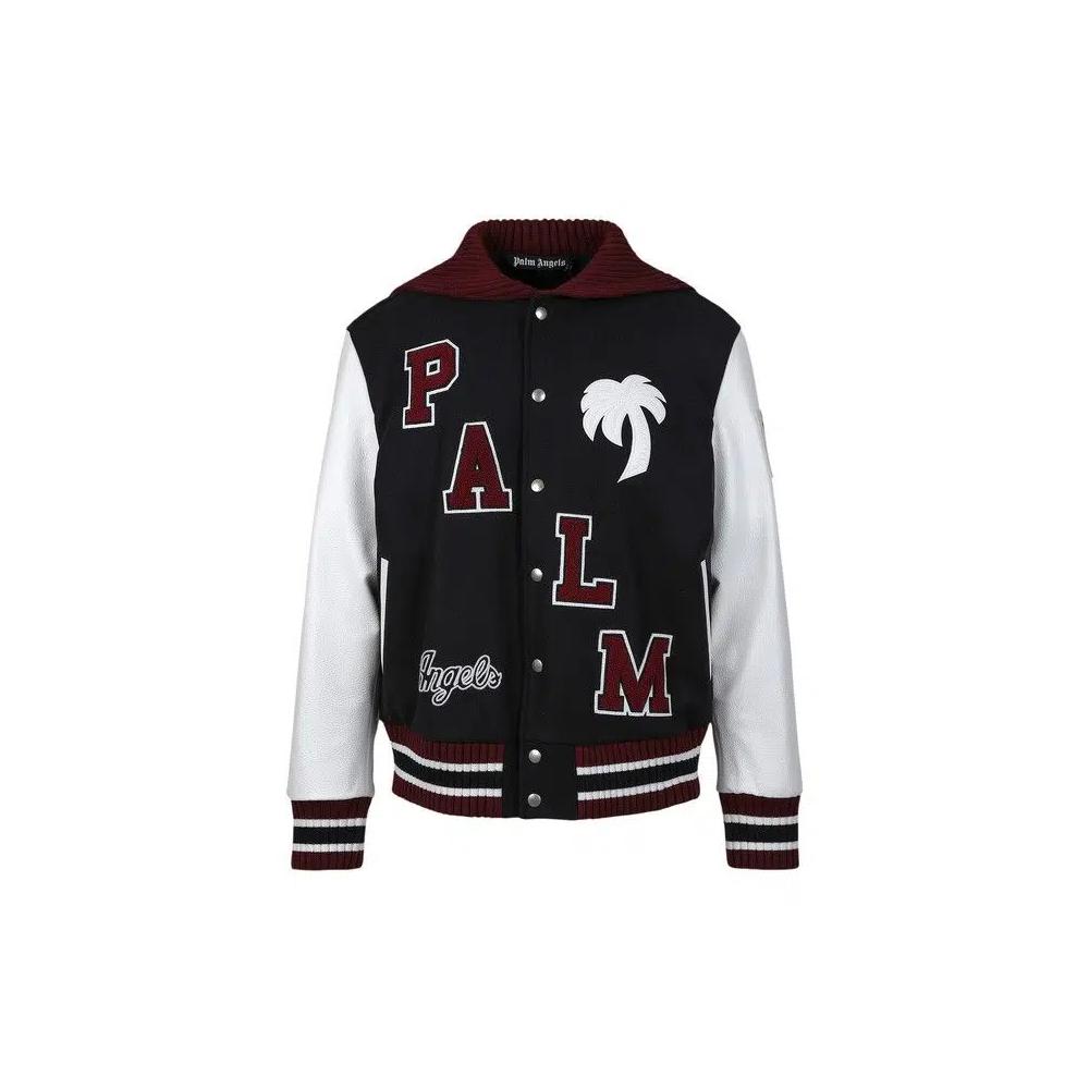 Варсити-куртки Palm Angels Marine Collar Varsity Jacket 'Темно-синий/Красный' 1