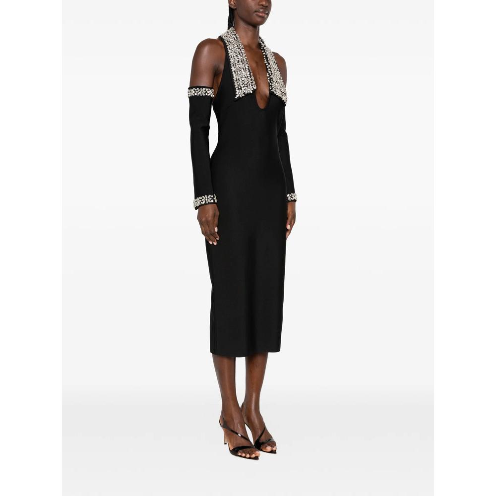 crystal-embellished midi dress 3