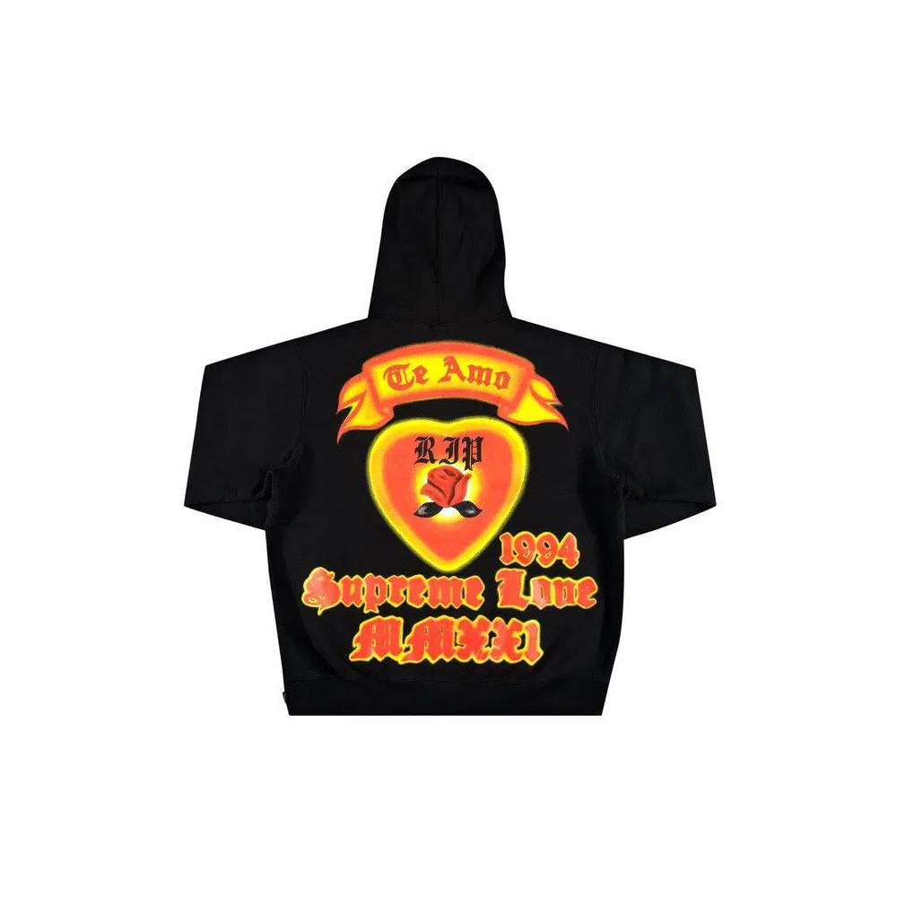 Худи Supreme Love Hooded Sweatshirt 'Black' 2