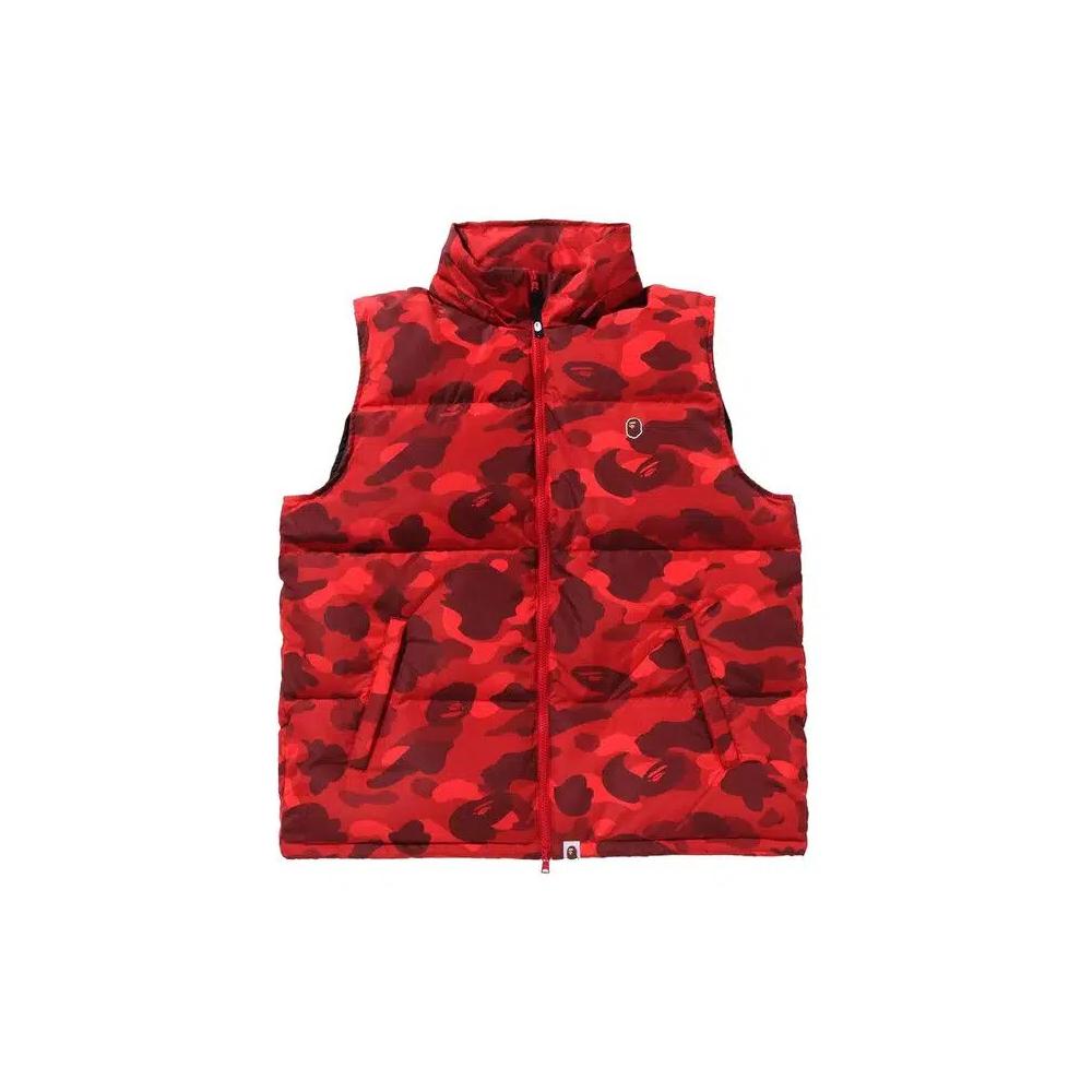 Жилеты BAPE Color Camo Down Vest «Red» 1