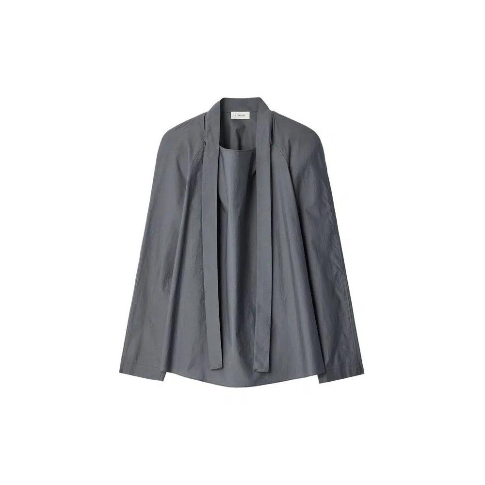 Блузы Lemaire Ascot Blouse 'Steel' 1
