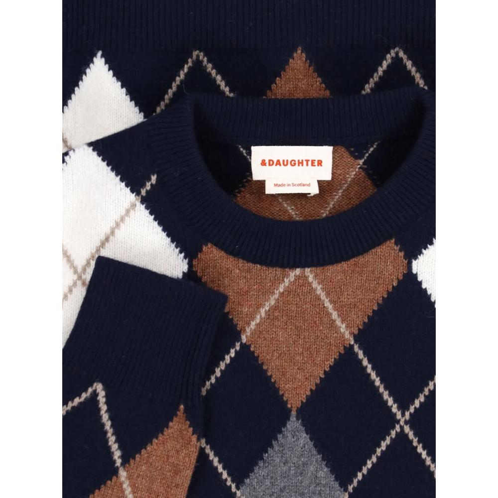 Ava argyle-knit wool sweater 3