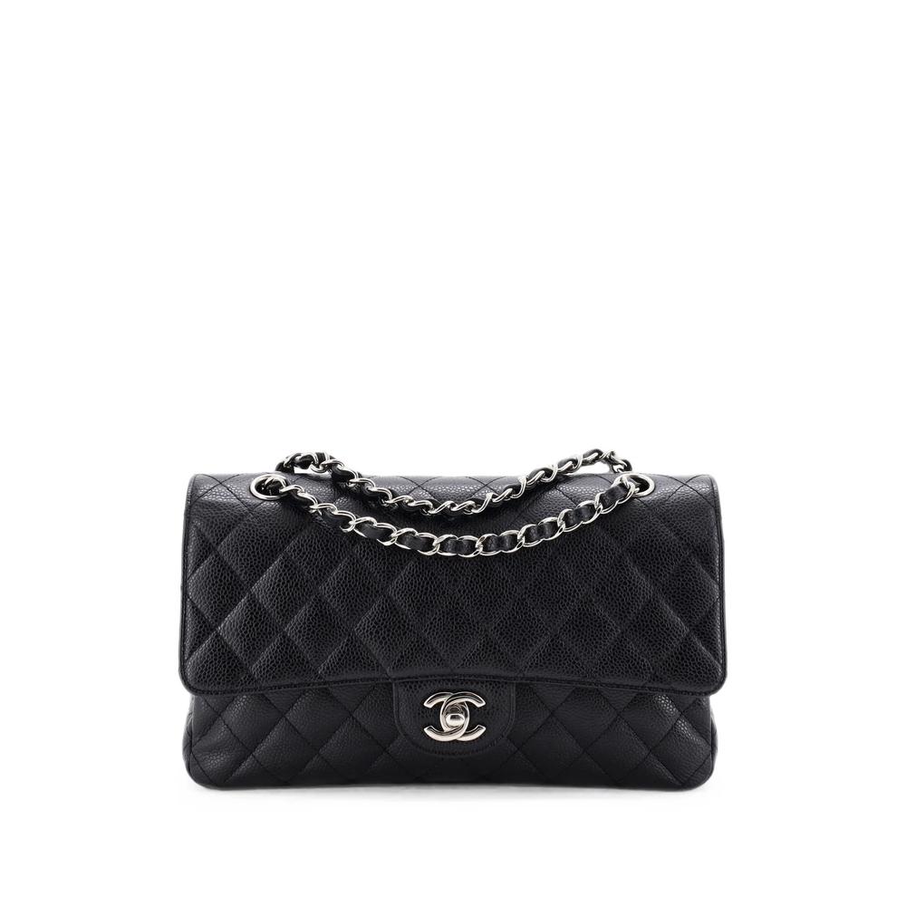 Classic Double Flap Bag Quilted Caviar Medium shoulder bag 1