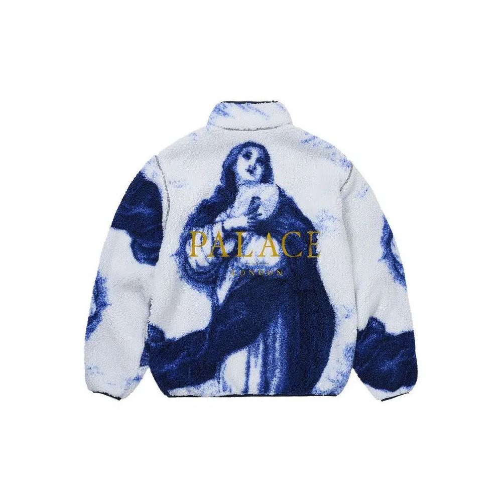 Флисовые куртки Palace Holy Grail Funnel Fleece 'White' 2