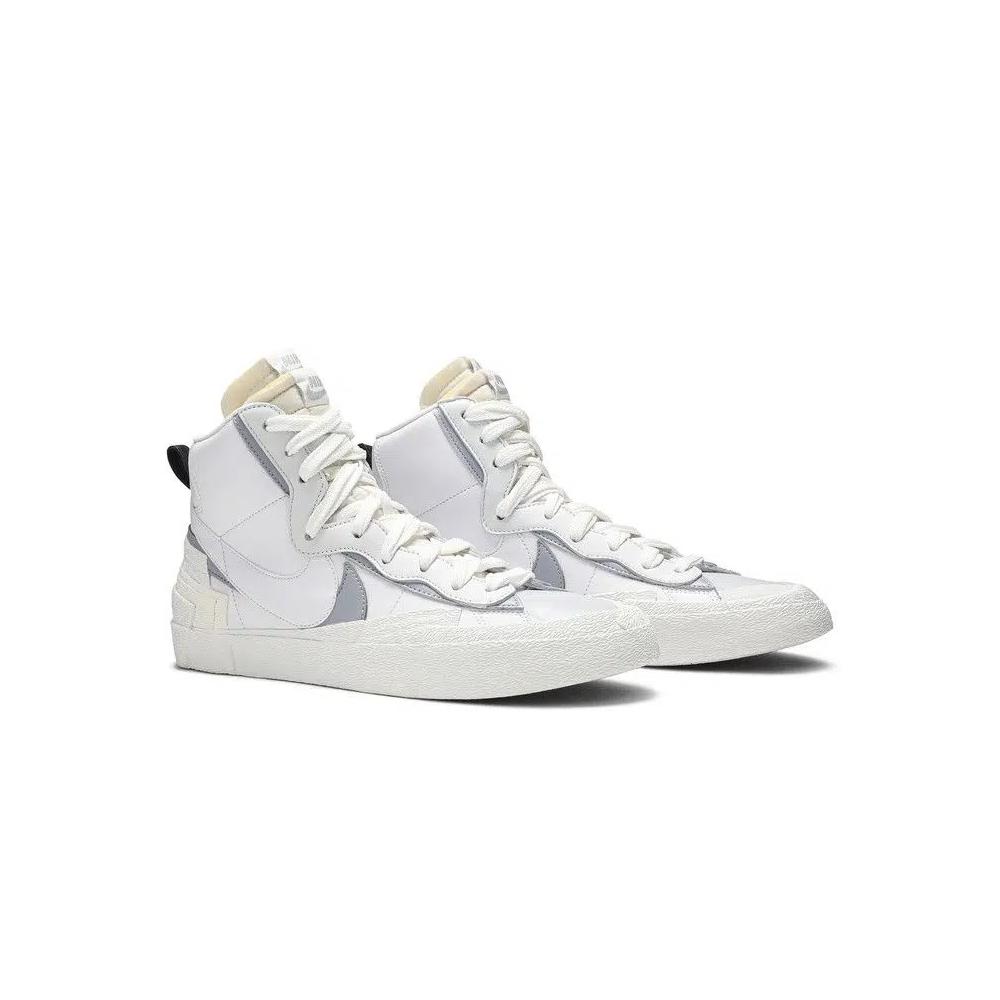 Кроссовки sacai x Nike Blazer Mid 'White Grey' 8