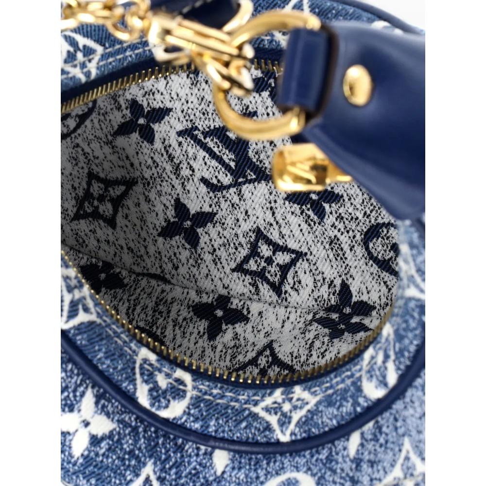 Сумка-хобо Loop Monogram Jacquard Denim 5