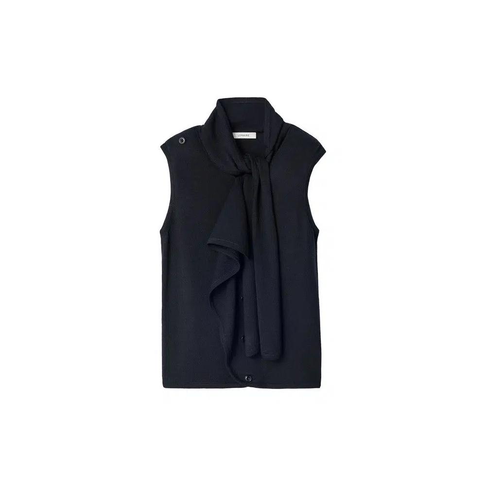 Свитеры Lemaire Asymmetrical Vest «Black» 1