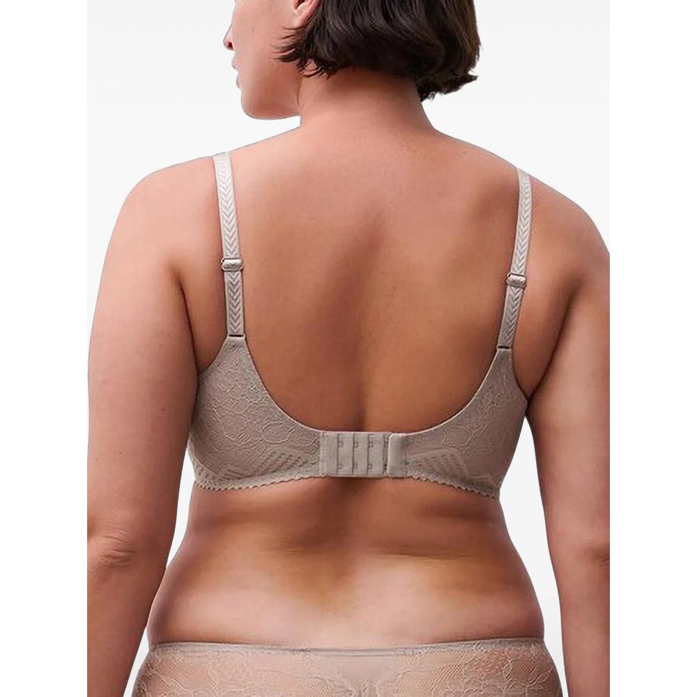 Origins geometric lace-panelled bra 2