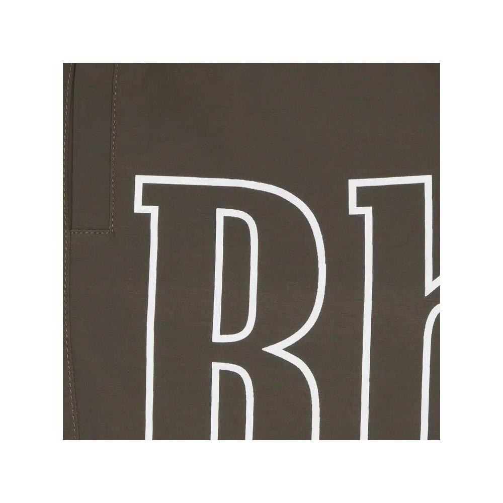 Плавки Rhude Logo Swim Trunk 'Dark Grey' 3
