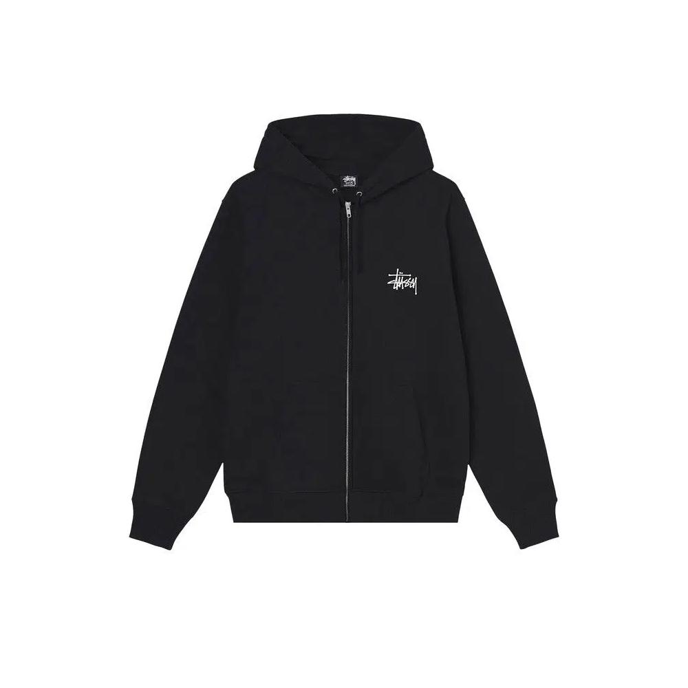 Верхняя одежда Stussy Basic Zip Hood 'Black' 1
