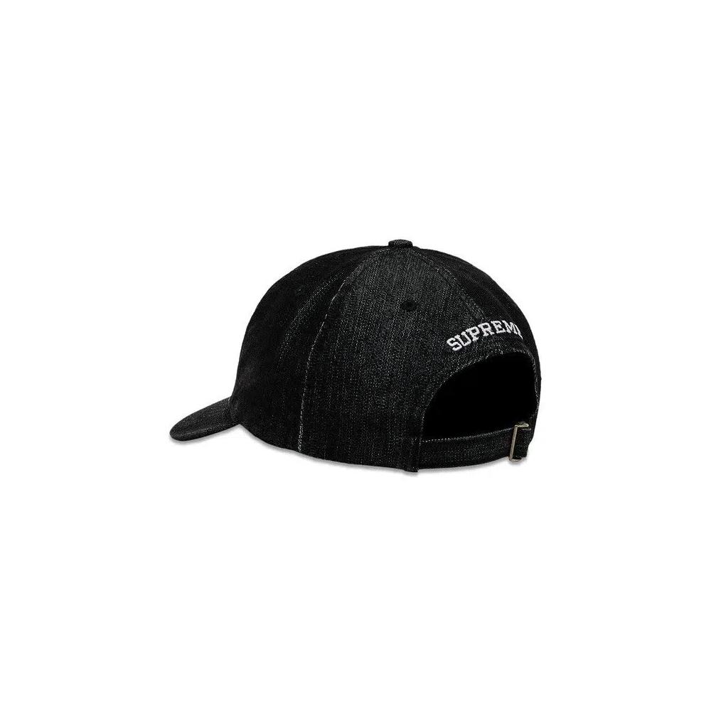 Кепки Supreme Cordura Denim S Logo 6-Panel 'Black' 3