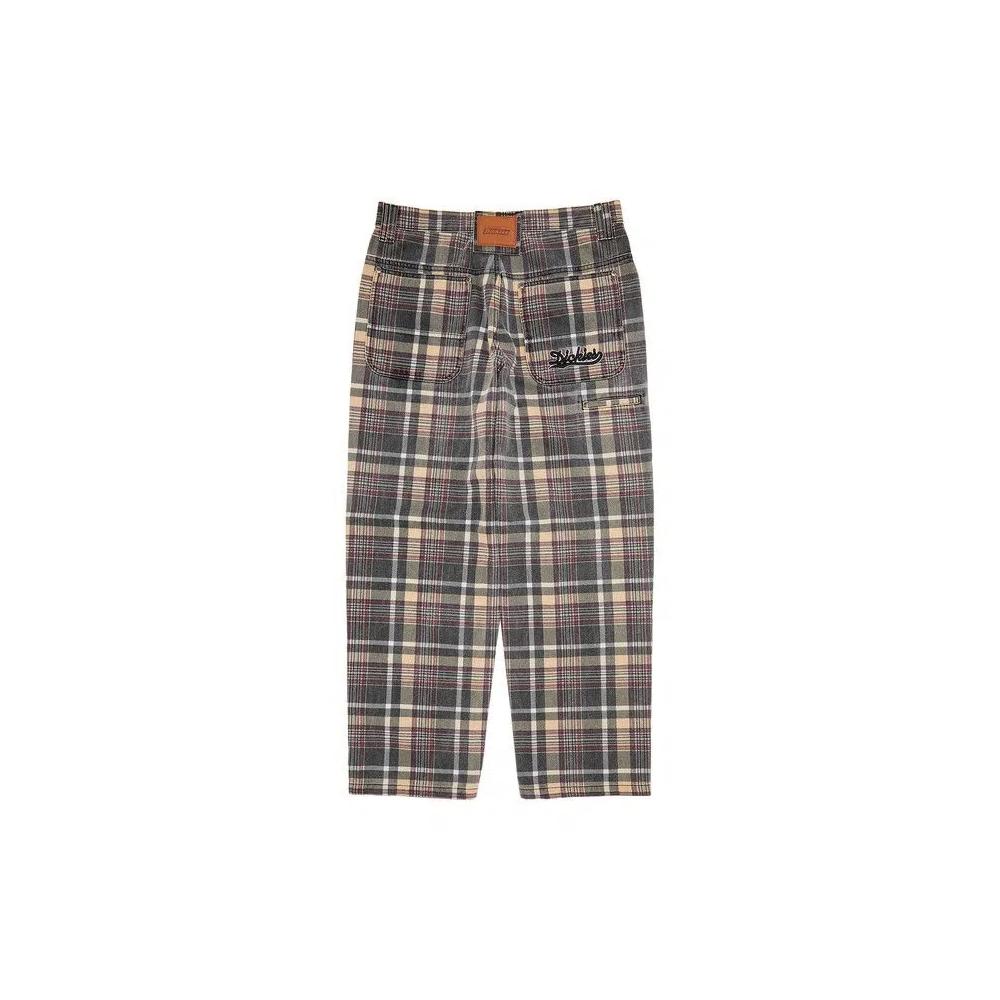 Брюки Supreme x Dickies Double Knee Baggy Jean 'Black Plaid' 2