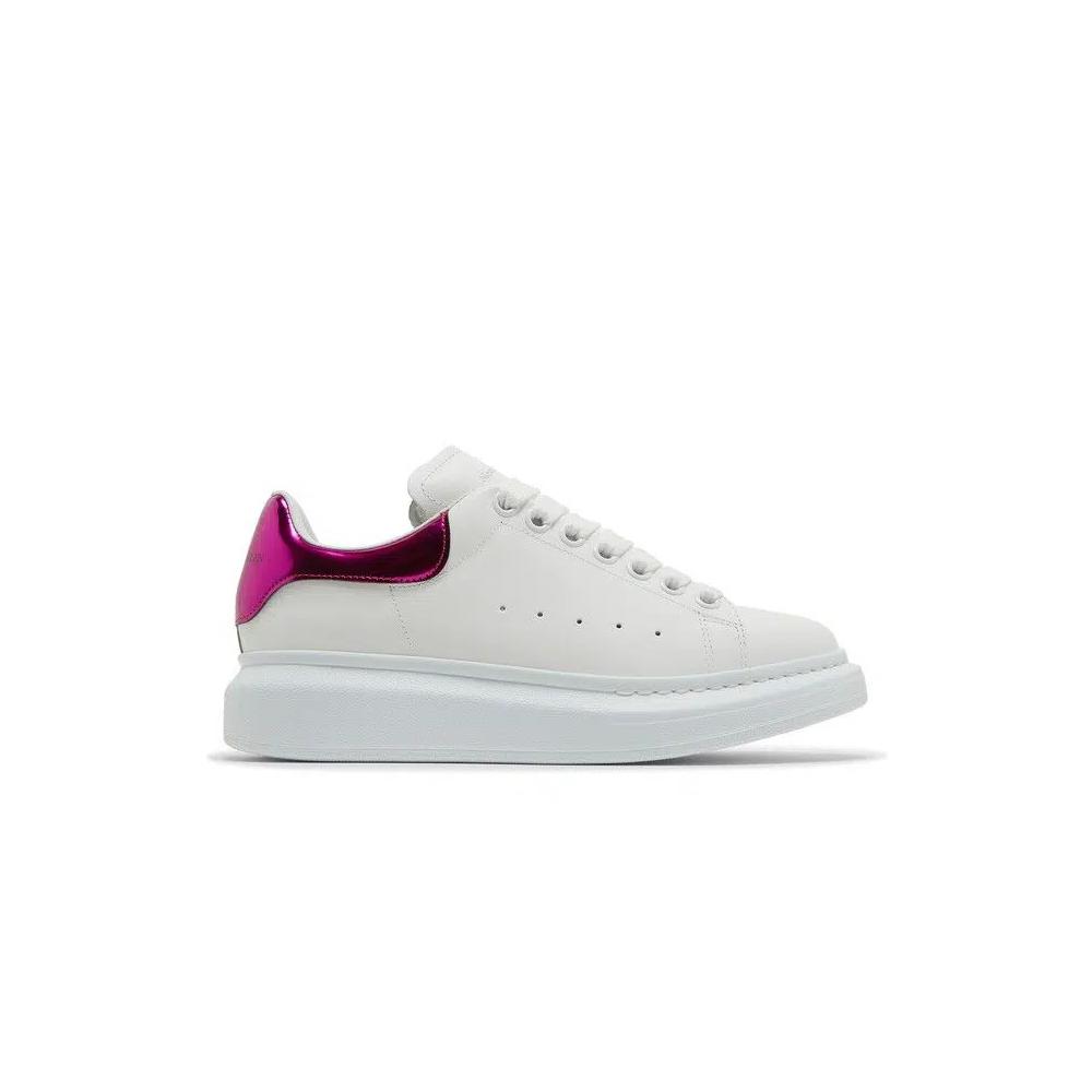 Кроссовки Alexander McQueen Wmns Oversized Sneaker 'White Printers Pink' 1