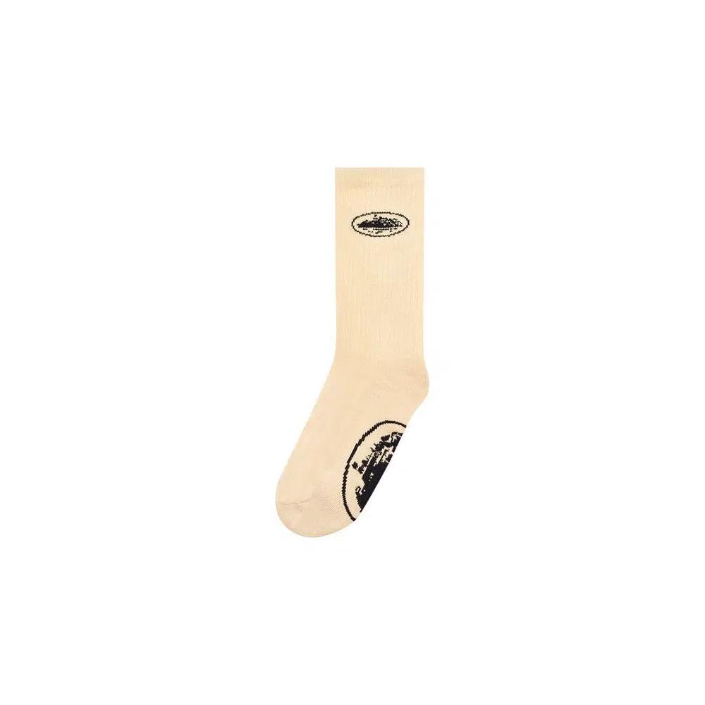 Носки и колготки Corteiz Alcatraz Socks 'Creme' 1