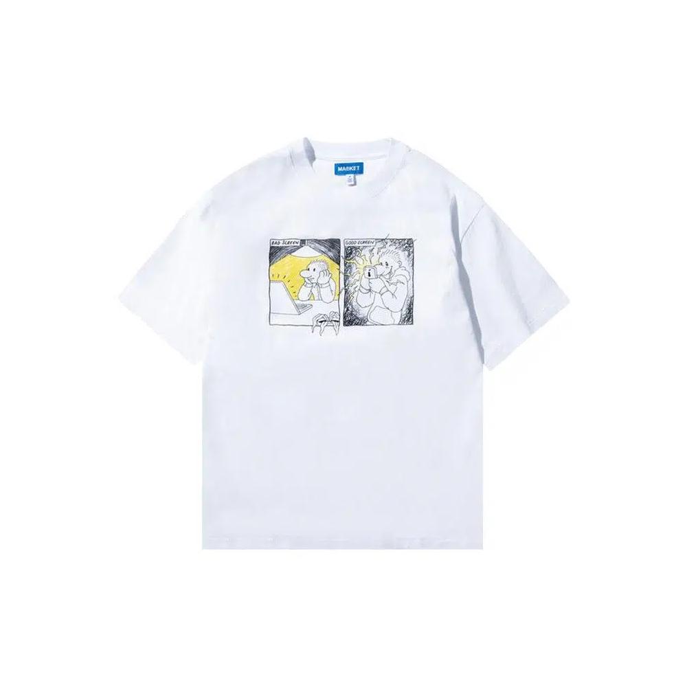 Топы Market Good Screen Comic T-Shirt 'White' 1