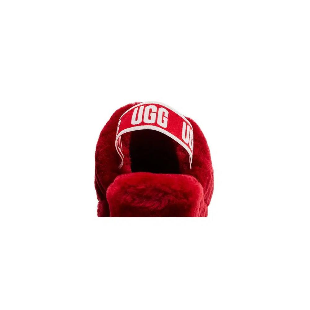 Слайды UGG Wmns Fluff Yeah Slide 'Ribbon Red' 7