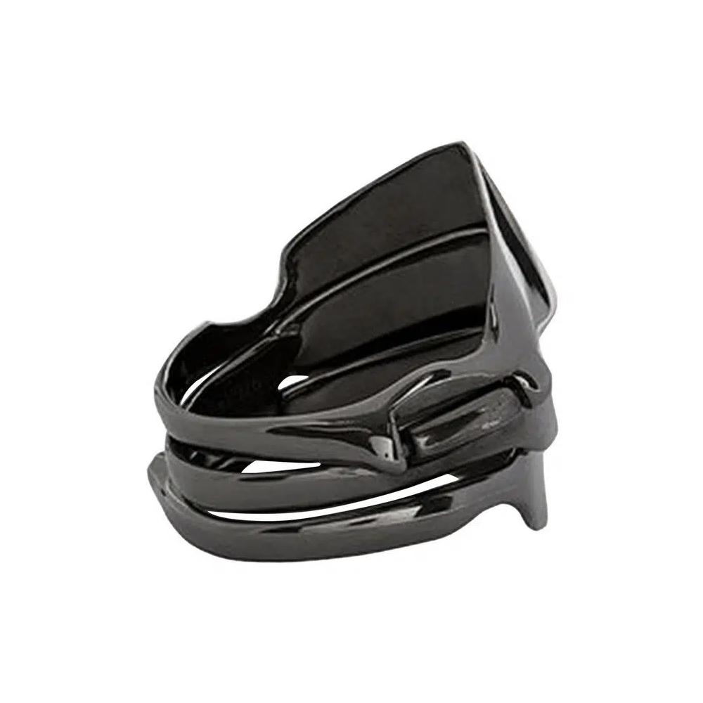 Кольца Vivienne Westwood Knuckleduster Ring 'Рутений' 2