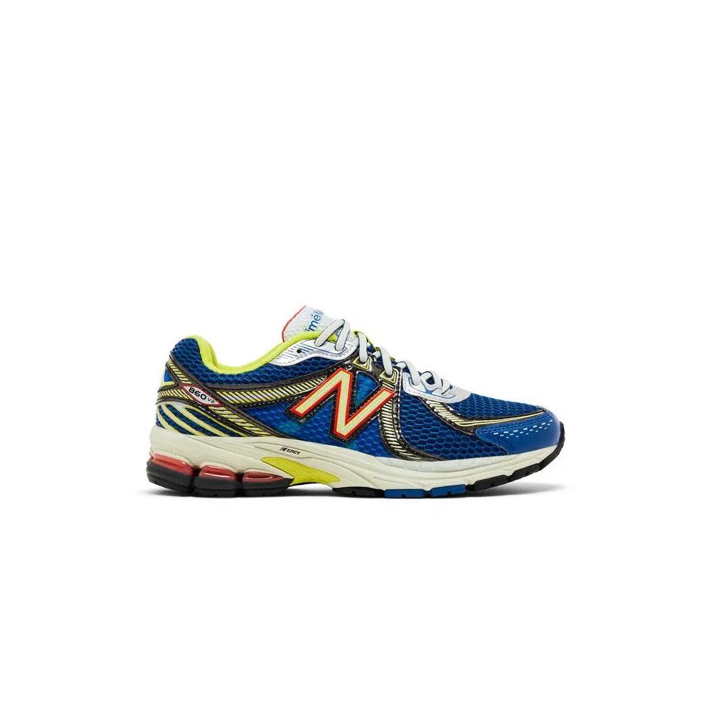 Кроссовки Aimé Leon Dore x New Balance 860v2 «Синий Желтый» 1