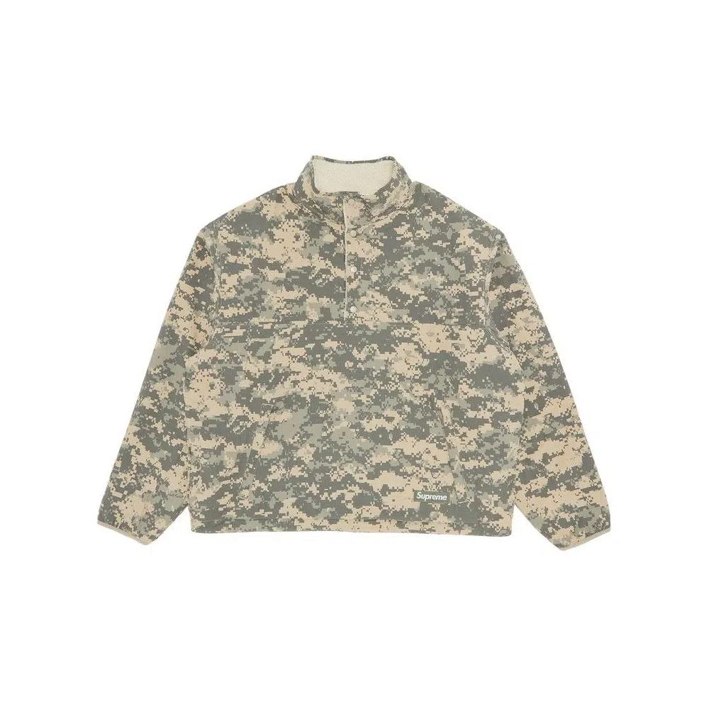 Флисовая куртка Supreme Polartec Shearling Reversible Pullover «Натуральный» 4