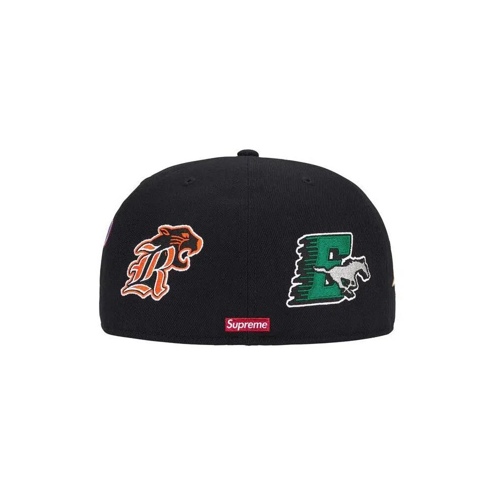 Кепки Supreme Mascots S Logo New Era 'Black' 2