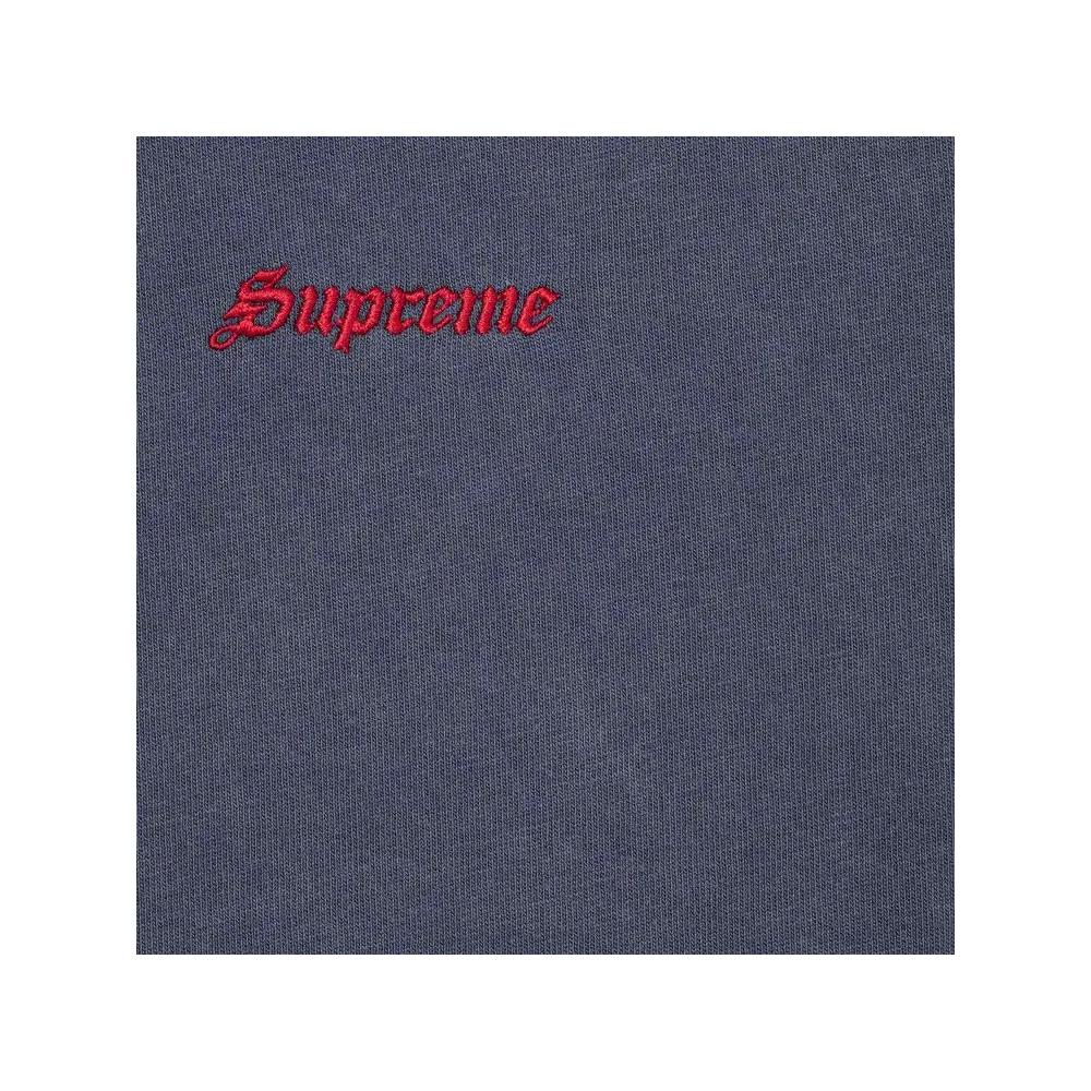 Рубашки и топы Supreme Washed Short-Sleeve Top 'Navy' 2