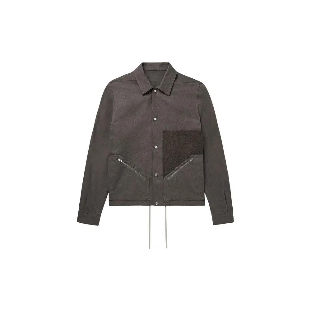 Верхняя одежда Rick Owens Tour Snap Front Jacket 'Ash/Brown/Black' 1