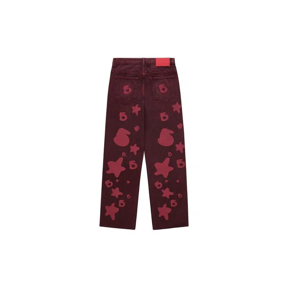 Джинсы Sp5der Beluga Denim 'Red' 2