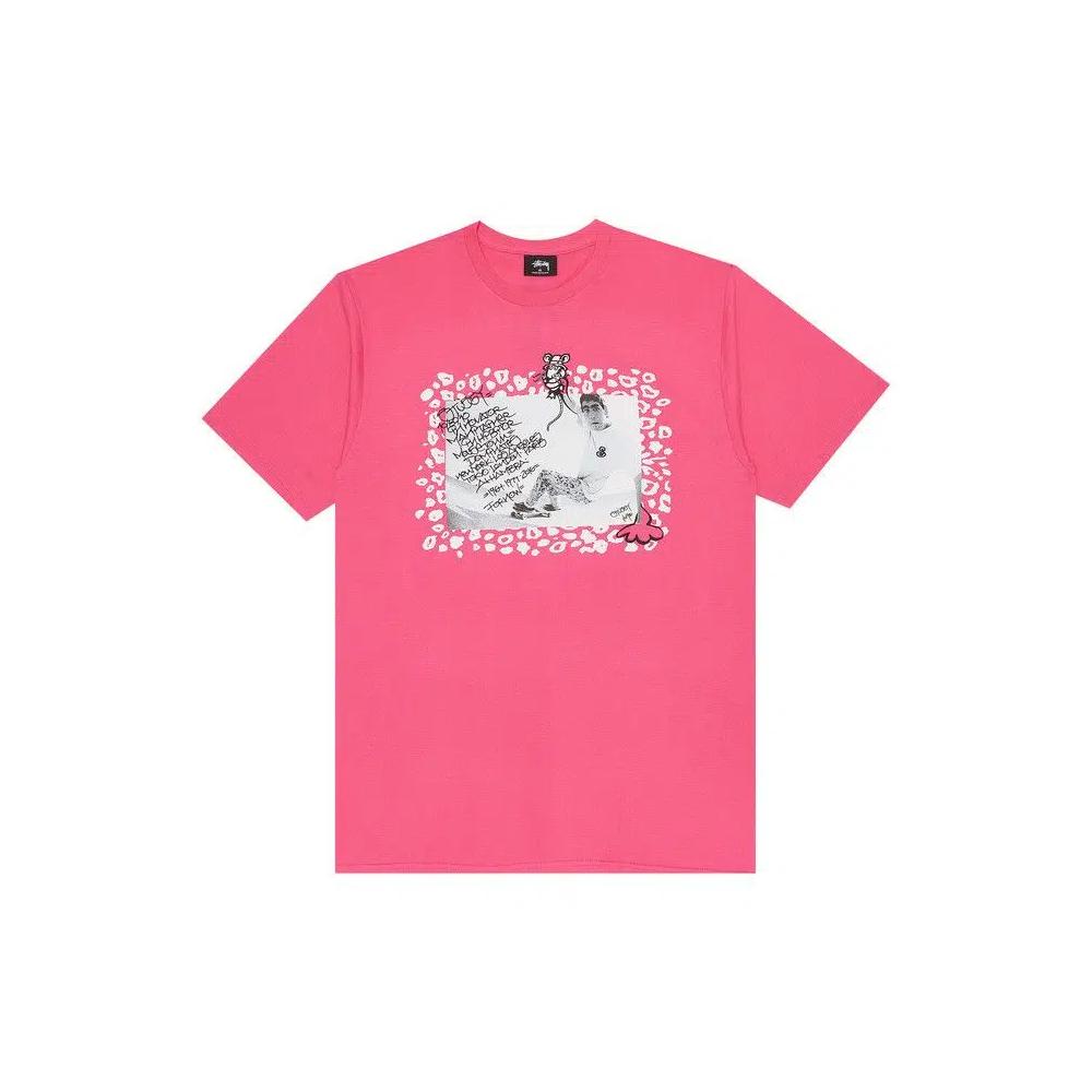 Футболки Stussy Lance Tee 'Pink' 1