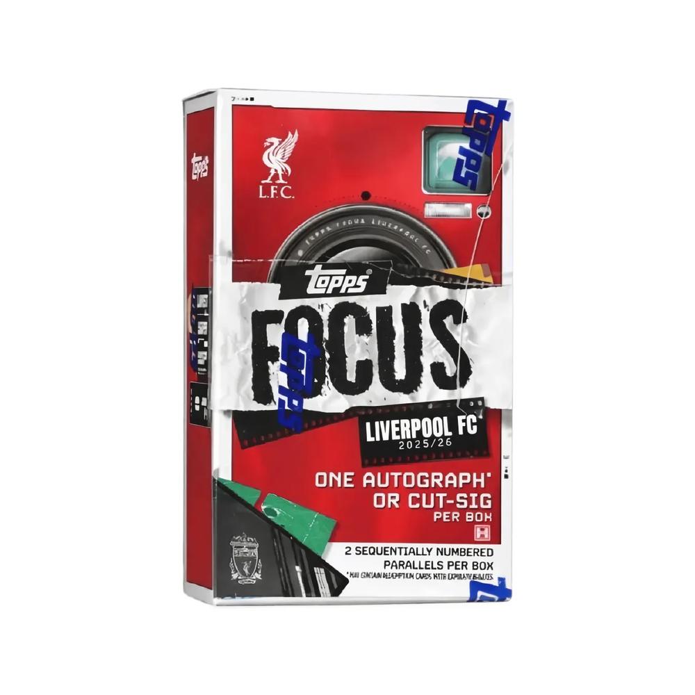 Набор карточек 2025/26 Topps Focus Liverpool LFC Hobby Box 1