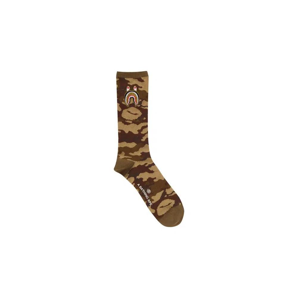Носки и колготки BAPE 1st Shark Socks 'Olive Drab' 2
