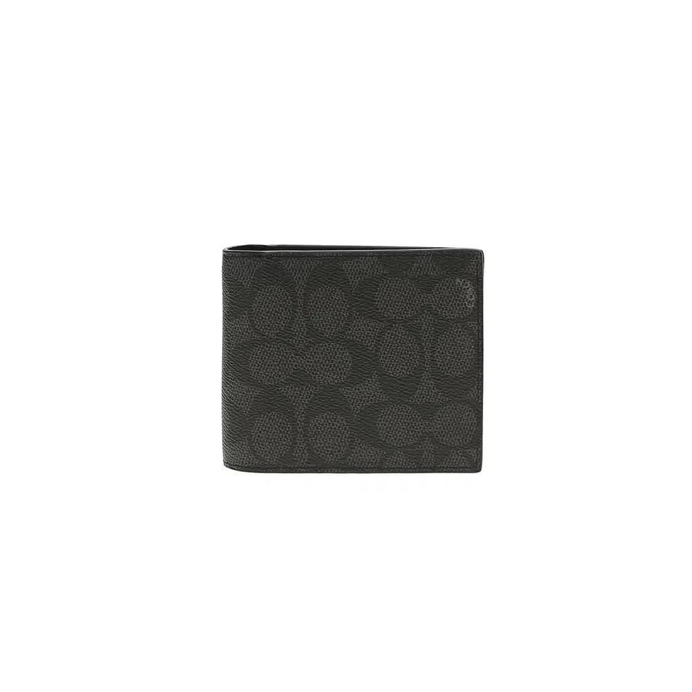 Мужской набор кошельков Classic Logo 3-в-1 в коробке черного цвета CW344 2