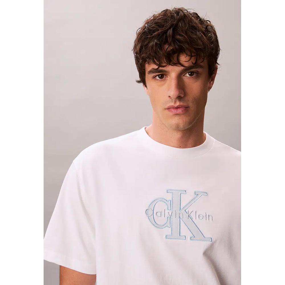 Свободная футболка с аппликацией логотипа - Calvin Klein Jeans 3