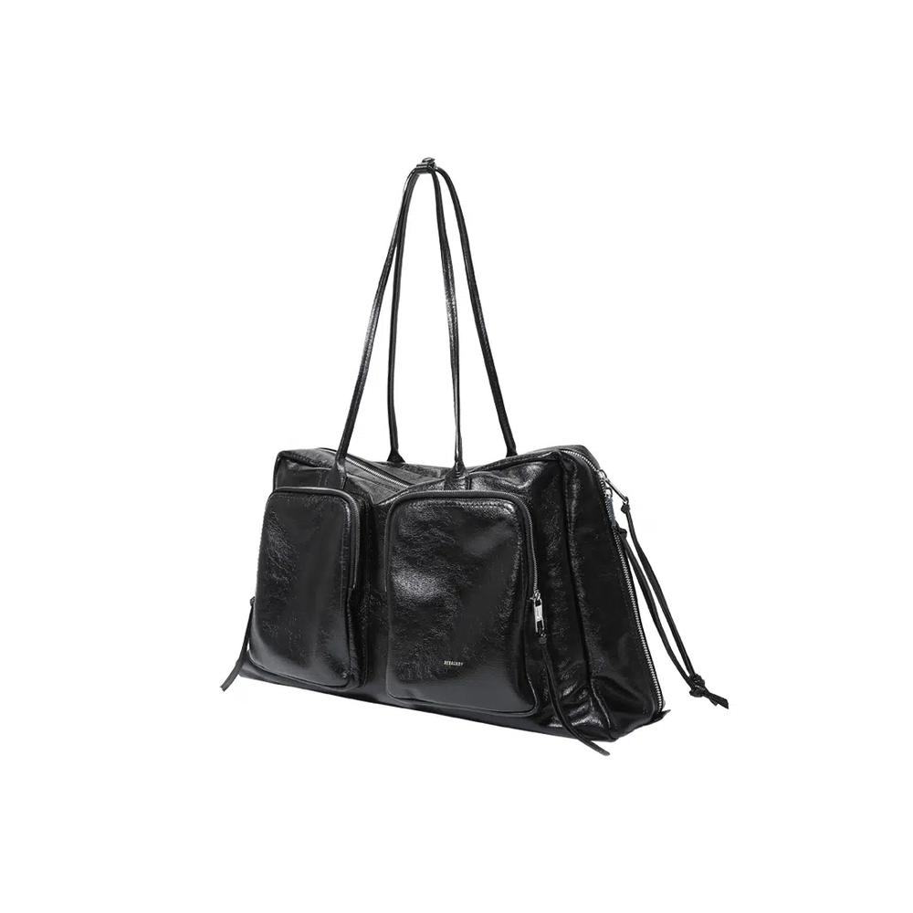 Bashour Front Pockets Shoulder Bag Large - черный 2