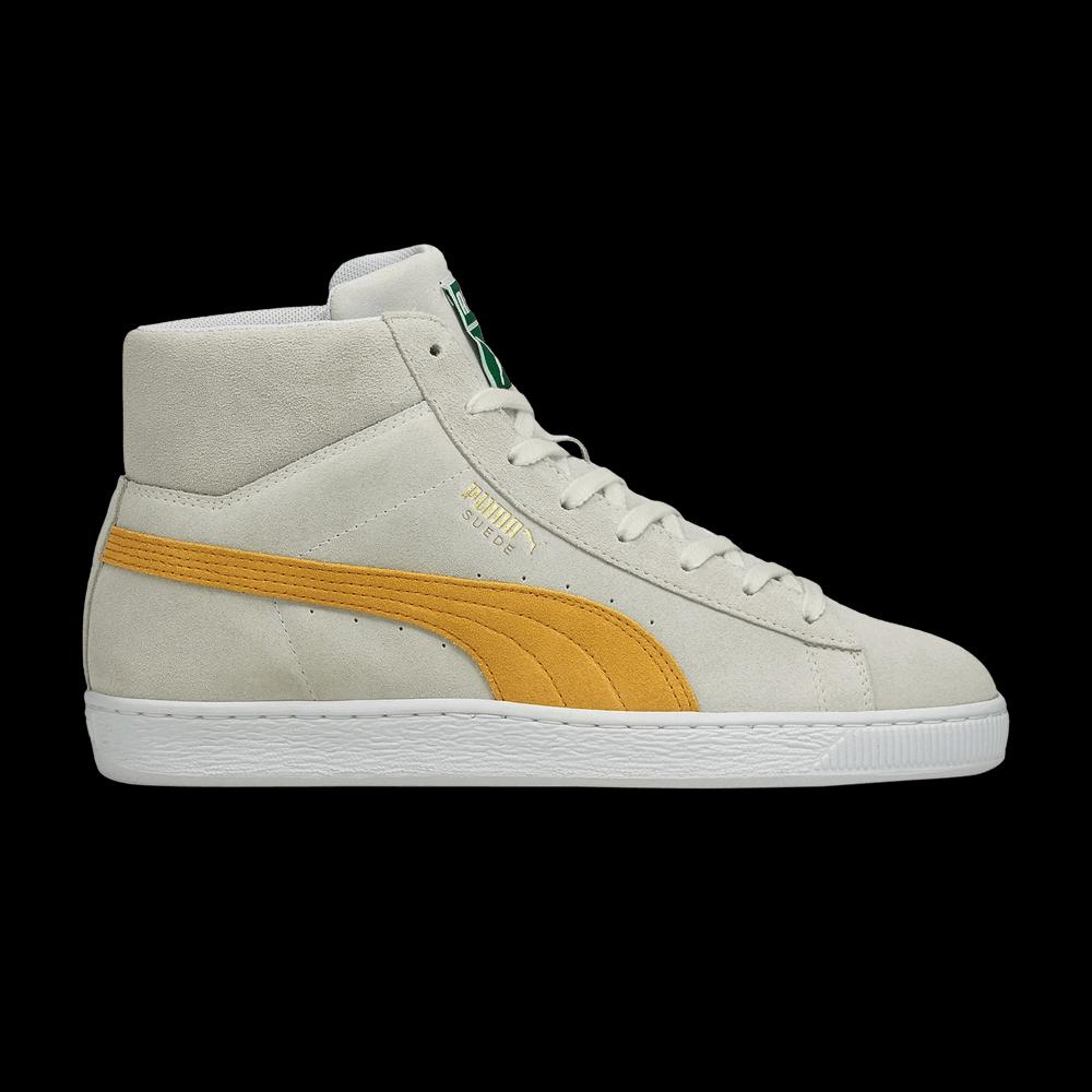 Кроссовки Puma Suede Mid 21 'White Mineral Yellow' 1