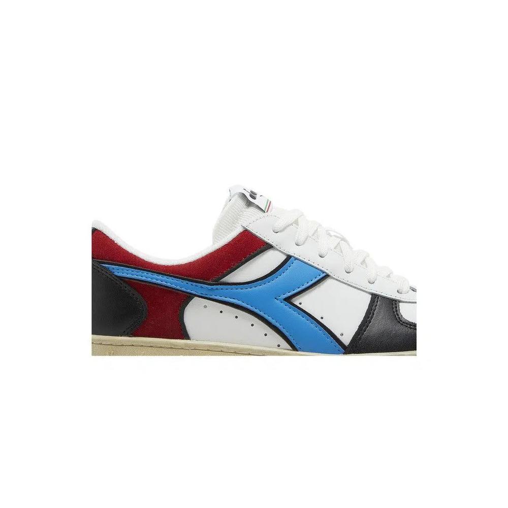 Кроссовки Diadora Magic Basket Low Icona 'White Malibu Blue' 2