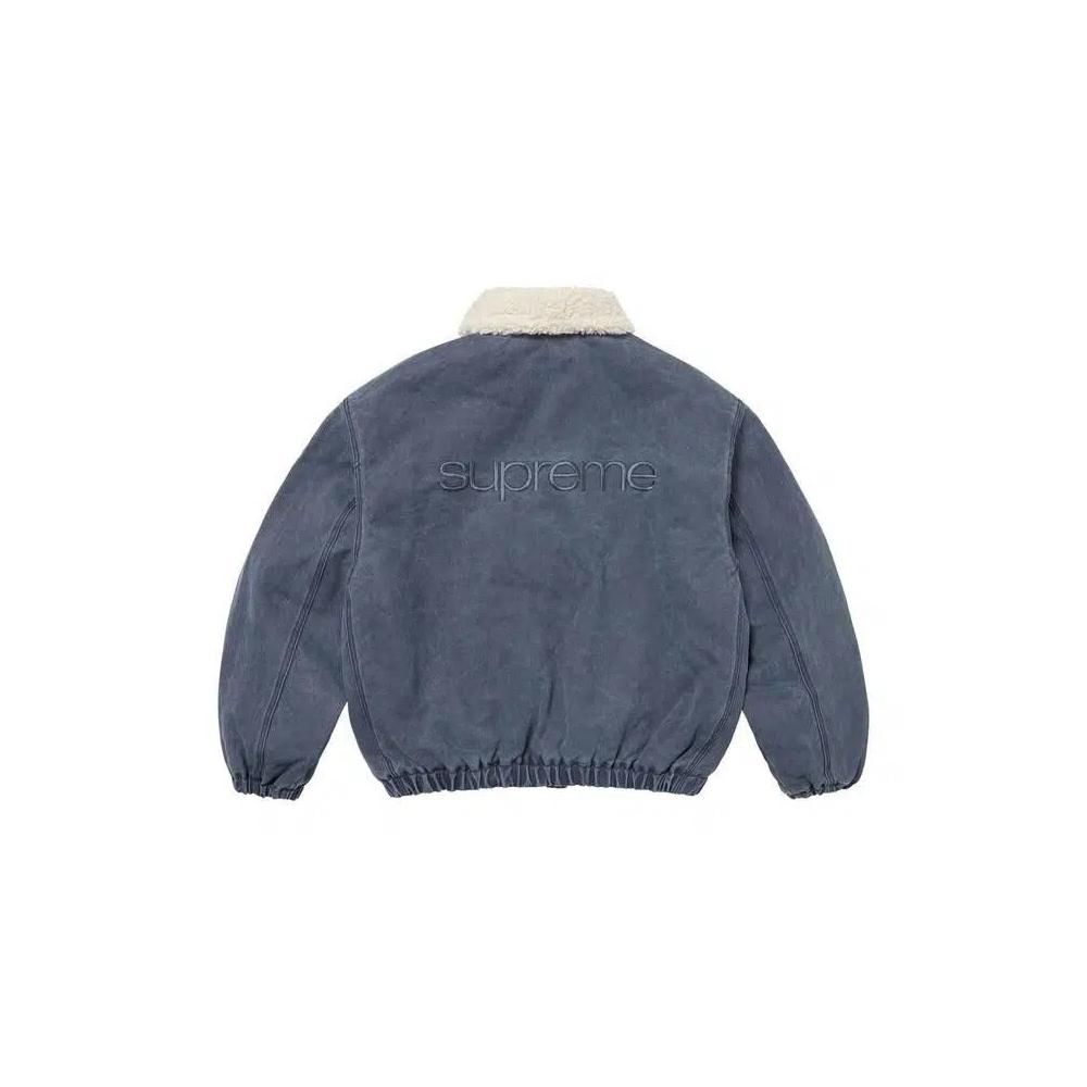 Бомберы Supreme Faux Shearling Lined Bomber Jacket 'Navy' 2